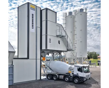 The new Mobilmix 4.0 from the modular kit was presented to the public for the first time at bauma 2025