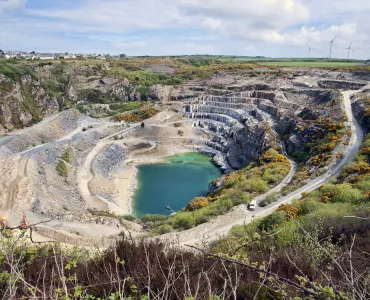 Delabole slate quarry