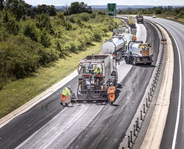 Micro-surfacing work in Bedfordshire