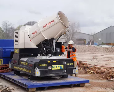 Dustfighter dust-suppression unit