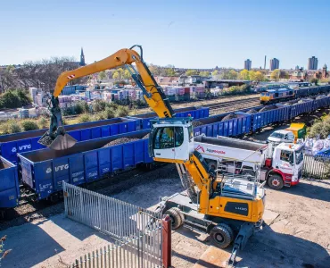 Aggrecycle will bring in construction and demolition waste by rail 