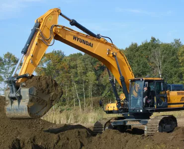 Hyundai excavator