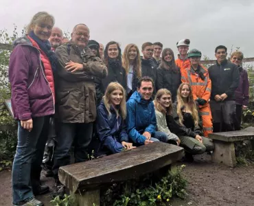 Haughmond Hill Quarry viewpoint