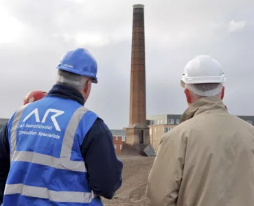 AR Demolition level chimney