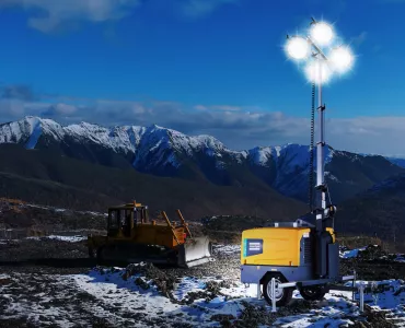 Atlas Copco HiLight V4W lighting tower