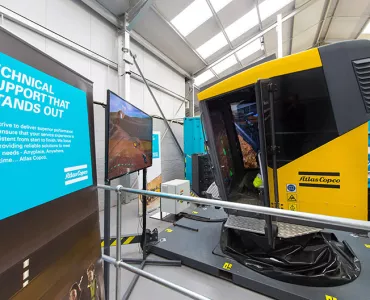 Atlas Copco training simulator