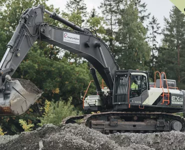 Prototype Volvo excavator