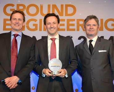BAM Ritchies receive Ground Engineering Contractor of the Year Award