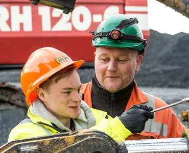 Craig Muir and his mentor