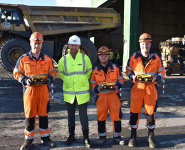 Banks Mining apprentices