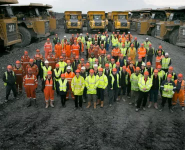 Shotton surface mine employees