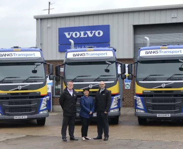 Banks Mining receive Volvo trucks