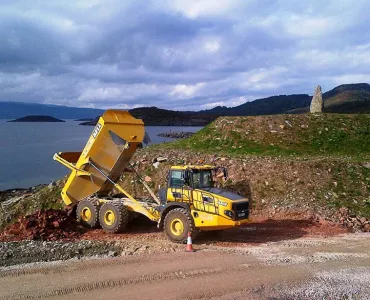 Bell B30E dumptruck