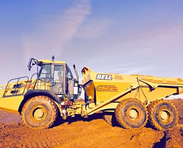 Bell B25E articulated dumptruck