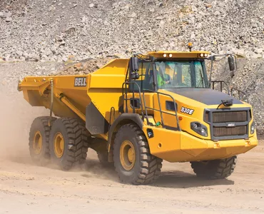 Bell B30E articulated dumptruck