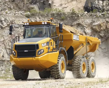 Bell B30E articulated dumptruck