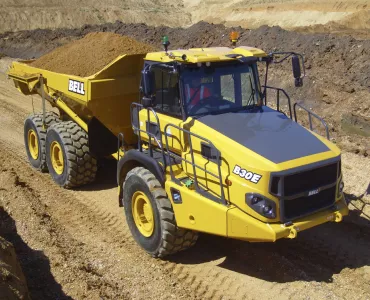 Bell B30E articulated dumptruck