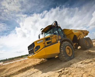 Bell B25E articulated dumptruck