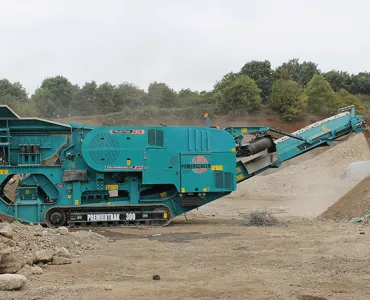 Powerscreen 300 mobile jaw crusher