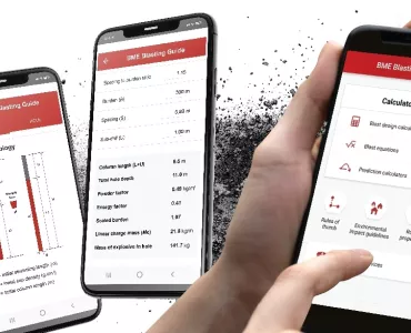 Blasting Guide app