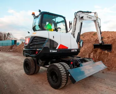 Bobcat E57W wheeled excavator