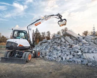 Bobcat E57W wheeled excavator