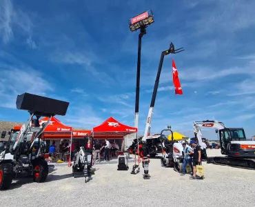 Bobcat stand at Hillhead 2022