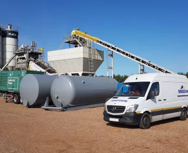 Breedon mobile concrete plant