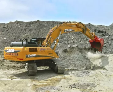 Case CX350C crawler excavator