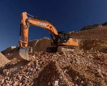 Case CX370D excavator