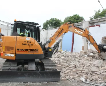 Case CX90D excavator