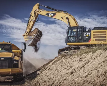 Cat 336E H hybrid excavator