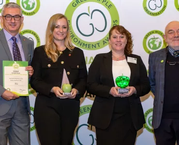 Cawarden celebrate two Green Apple Award wins