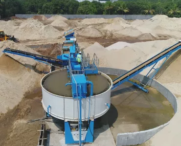 CDE Combo X150 sand washing plant