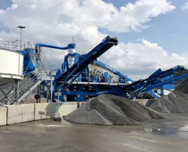 CDE wet processing plant at Lørenskog Quarry