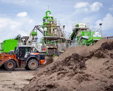 CDE trommel fines recycling plant