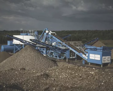 CDE M2500 washing plant and AquaCycle combination
