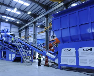 CDE's M4500 washing plant