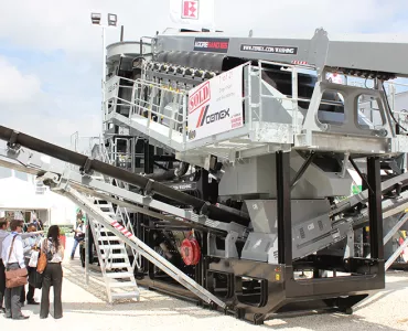 CEMEX's Terex Aggresand 165 at Hillhead 2014