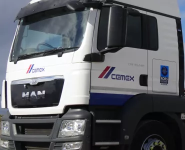 CEMEX cab with FORS logo