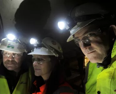 CEMEX staff wearing their head lights