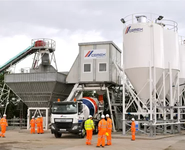 Cemex ready-mixed concrete plant