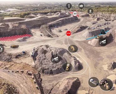 Volvo CE Connected Map