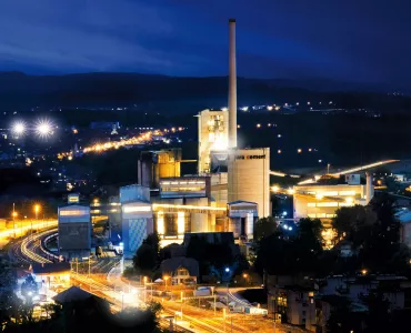 CRH cement plant in Switzerland