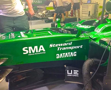 Datatag sponsor Caterham F1 team