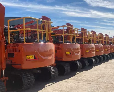 Digger Guard’s handrail system