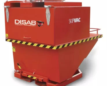 DISAB's SkipVac industrial vacuum unit