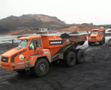 Doosan DA40 articulated dumptrucks