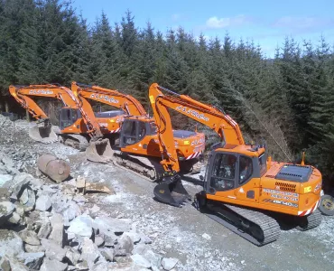 Doosan DX140LC crawler excavators