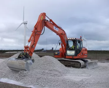 Doosan DX140LC excavator